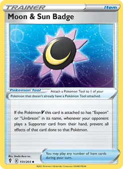 Moon & Sun Badge, Evolving Skies, no. 151
