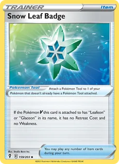 Snow Leaf Badge, Evolving Skies, no. 159