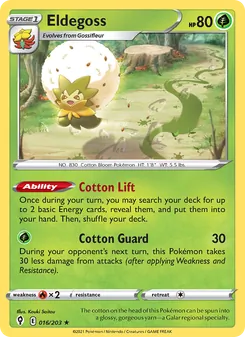Eldegoss, Evolving Skies, no. 16