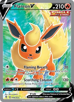 Flareon V, Evolving Skies, no. 169