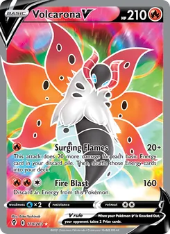 Volcarona V, Evolving Skies, no. 170
