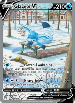 Glaceon V, Evolving Skies, no. 175