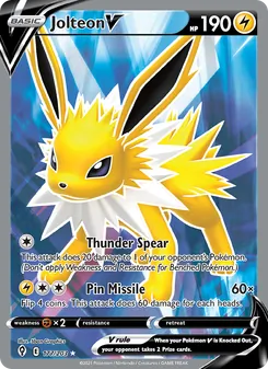 Jolteon V, Evolving Skies, no. 177