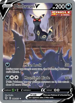 Umbreon V, Evolving Skies, no. 189
