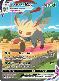 Leafeon VMAX, Evolving Skies, no. 205