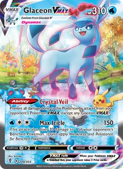 Glaceon VMAX, Evolving Skies, no. 209