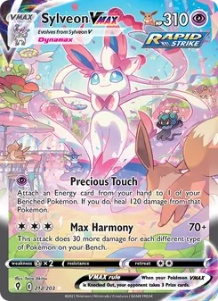 Sylveon VMAX, Evolving Skies, no. 212