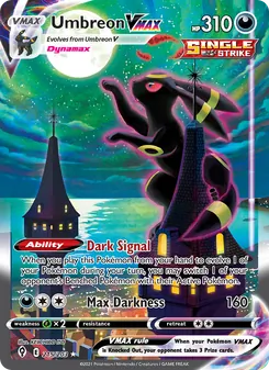 Umbreon VMAX, Evolving Skies, no. 215