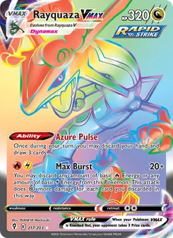 Rayquaza VMAX, Evolving Skies, no. 217