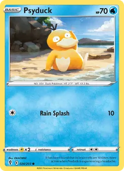 Psyduck, Evolving Skies, no. 24