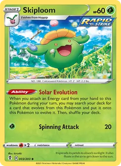 Skiploom, Evolving Skies, no. 3