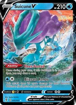 Suicune V, Evolving Skies, no. 31