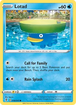 Lotad, Evolving Skies, no. 32