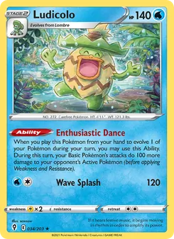 Ludicolo, Evolving Skies, no. 34