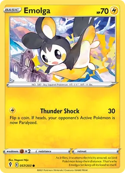 Emolga, Evolving Skies, no. 57