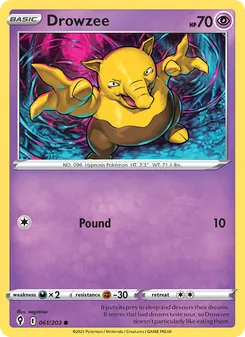 Drowzee, Evolving Skies, no. 61