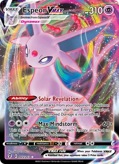 Espeon VMAX, Evolving Skies, no. 65