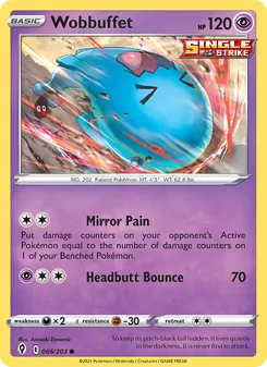 Wobbuffet, Evolving Skies, no. 66