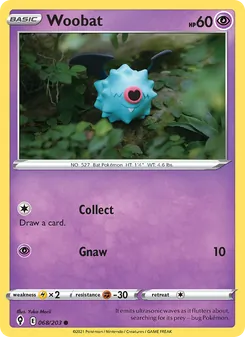 Woobat, Evolving Skies, no. 68