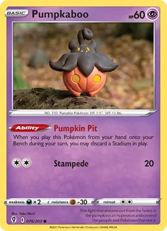 Pumpkaboo, Evolving Skies, no. 76