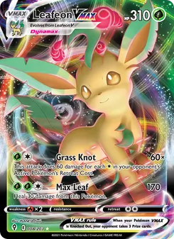 Leafeon VMAX, Evolving Skies, no. 8