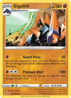 Gigalith, Evolving Skies, no. 88