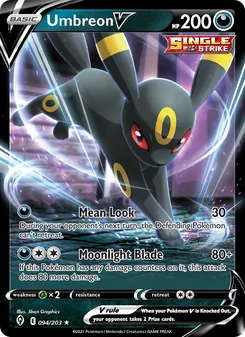 Umbreon V, Evolving Skies, no. 94