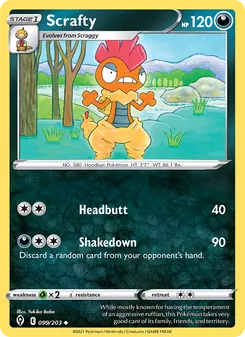 Scrafty, Evolving Skies, no. 99