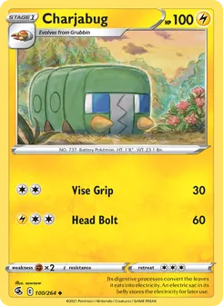 Charjabug, Fusion Strike, no. 100
