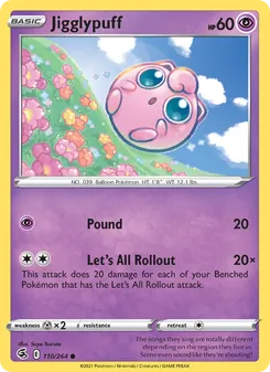 Jigglypuff, Fusion Strike, no. 110
