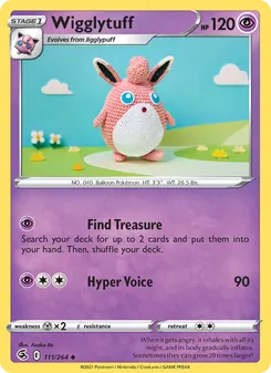 Wigglytuff, Fusion Strike, no. 111