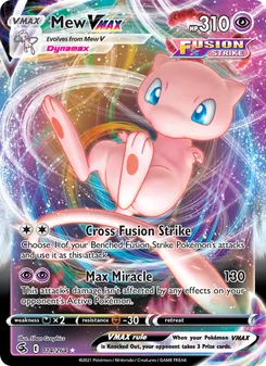 Mew VMAX, Fusion Strike, no. 114
