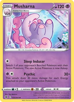 Musharna, Fusion Strike, no. 122