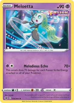 Meloetta, Fusion Strike, no. 124
