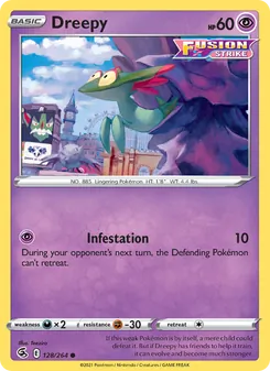 Dreepy, Fusion Strike, no. 128