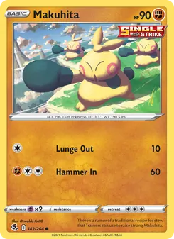 Makuhita, Fusion Strike, no. 142