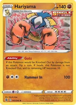 Hariyama, Fusion Strike, no. 143