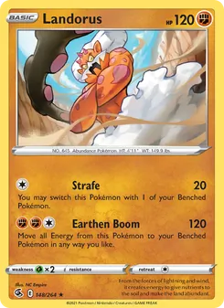Landorus, Fusion Strike, no. 148