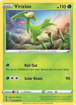 Virizion, Fusion Strike, no. 15