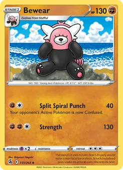 Bewear, Fusion Strike, no. 151