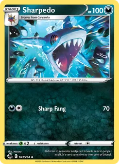 Sharpedo, Fusion Strike, no. 163