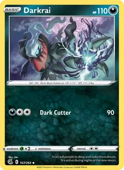 Darkrai, Fusion Strike, no. 167
