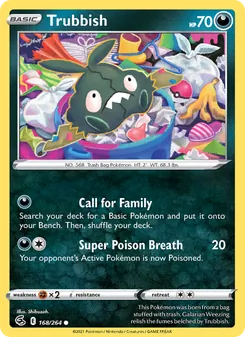 Trubbish, Fusion Strike, no. 168