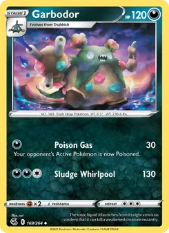 Garbodor, Fusion Strike, no. 169