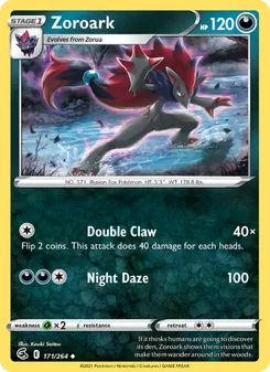 Zoroark, Fusion Strike, no. 171