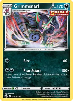 Grimmsnarl, Fusion Strike, no. 178