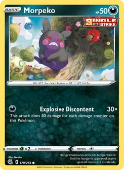 Morpeko, Fusion Strike, no. 179