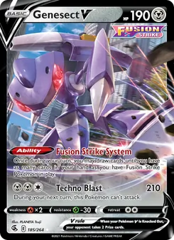 Genesect V, Fusion Strike, no. 185