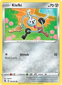 Klefki, Fusion Strike, no. 186