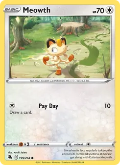 Meowth, Fusion Strike, no. 199